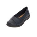 Women's The Gab Flat by Comfortview in Navy (Size 9 M)