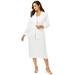 Plus Size Women's Single-Breasted Skirt Suit by Jessica London in White (Size 24) Set