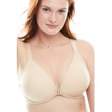 Plus Size Women's Brigitte Racerback Front-Close Seamless Underwire Bra by Leading Lady in Nude (Size 48 DD)