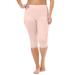 Plus Size Women's Cortland Intimates Firm Control Capri Pant Liner 7611 by Cortland® in Blush (Size L) Slip