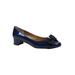 Wide Width Women's Cameo Pump by J. Renee® in Navy Patent (Size 7 1/2 W)