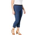 Plus Size Women's Stretch Denim Crop Jeggings by Jessica London in Medium Stonewash (Size 26 W) Jeans Legging