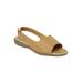 Extra Wide Width Women's The Adele Sling Sandal by Comfortview in Suntan (Size 9 1/2 WW)