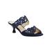 Wide Width Women's Francie Dress Shoes by J. Renee® in Navy (Size 8 W)