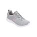 Wide Width Women's The Summits Quick Getaway Slip On Sneaker by Skechers in Grey Wide (Size 8 1/2 W)