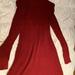 American Eagle Outfitters Dresses | American Eagle Wine Colored Sweater Dress | Color: Red | Size: M