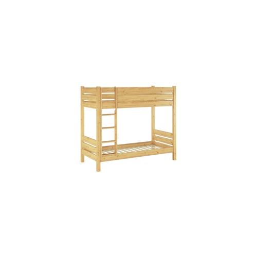 Erst-Holz Etagenbett Massivholz Kiefer natur 80x190 Stockbett Hochbett teilbar Rollrost 60.16-08-190T100