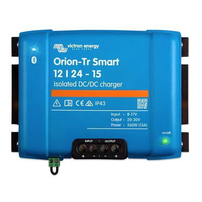 Victron Energy Orion-TR Smart DC-DC Isolated Charger / Power Supply 20-30 volts 15 amps 360W Blue ORI122436120