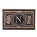 Wingate Monogrammed Door Mat - Gold, 30" x 48", W - Frontgate