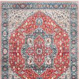 Mandani Performance Area Rug - Red/Blue, 2'2"x12' - Frontgate