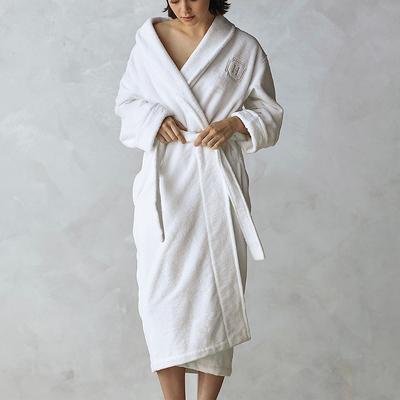 Plush Robe - White, Extra Small ...