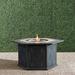 Cypris Custom Gas Fire Table - Florina Hexagon - Frontgate