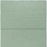 Sunbrella Channel Stripe Indoor/Outdoor Rug - Basil, 6' x 9' - Frontgate