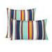 Sicily Stripe Indoor/Outdoor Pillow by Elaine Smith - 20" x 20" Square - Frontgate