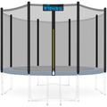 Filet de Remplacement pour Trampolines Filet de sécurité pour Trampolines ø 244 cm / 6 barres