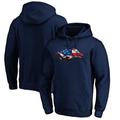 Men's Fanatics Branded Navy Arkansas Razorbacks Banner Wave Pullover Hoodie