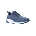 Wide Width Women's Tour Knit Running Shoe by Propet in Denim (Size 10 W)