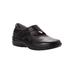 Wide Width Women's Golda Mary Jane Flat by Propet in Black (Size 7 1/2 W)