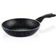 Westinghouse Non Stick Frying Pan - Ø 24 cm Fry Pan for Induction Gas Electric & Ceramic Hob - Black Marble