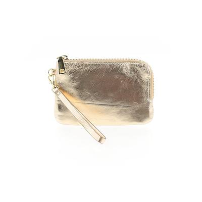 Wristlet: Metallic Gold Solid Bags