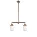 Innovations Lighting Bruno Marashlian Dover 21 Inch 2 Light Mini Chandelier - 209-AC-G314-LED