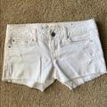 American Eagle Outfitters Shorts | American Eagle Aerie Denim Shorts - White - Size 2 | Color: White | Size: 2