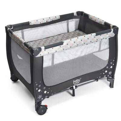 Costway Portable Baby Playpen with Mattress Foldab...