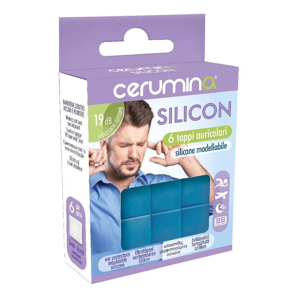 Cerumina® Silicon Tappi Auricolari 6 pz Altro