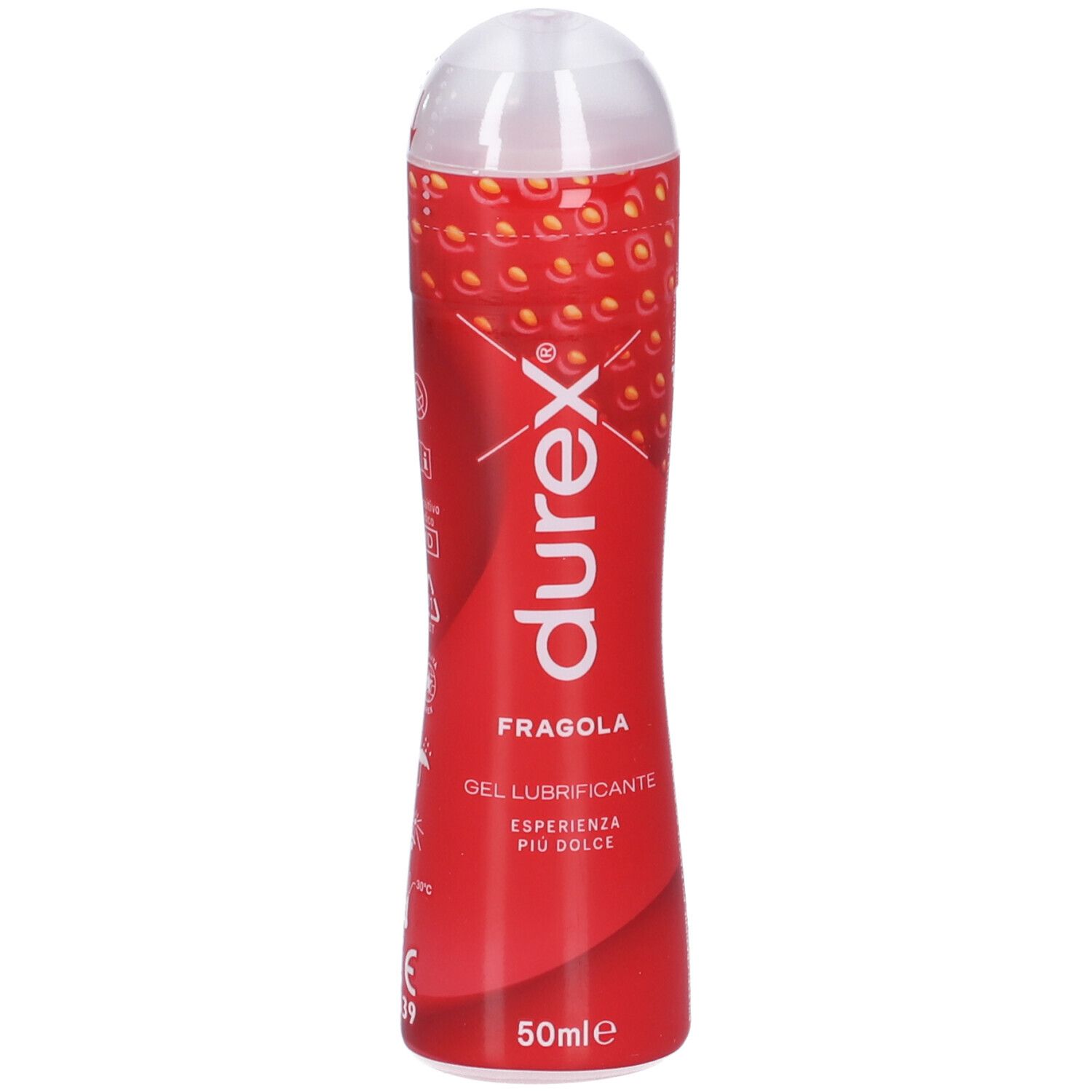 Durex Strawberry, Lubrificante Sessuale Intimo, Gel a Base d'Acqua Ada