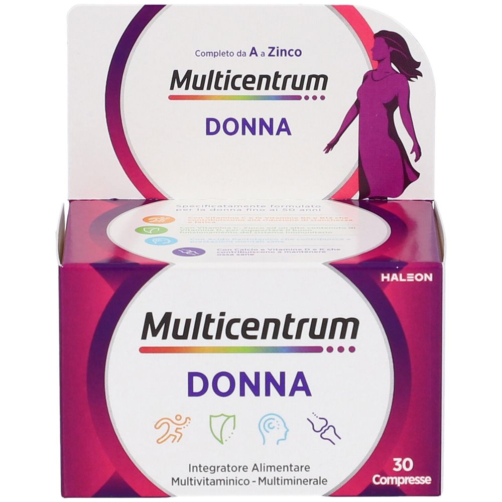 Multicentrum Donna Integratore Multivitaminico 30 g Compresse