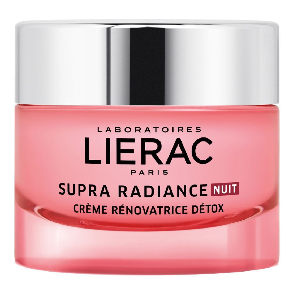 LIERAC Supra Radiance Crema Viso Detox Antietà Rinnovatrice Notte 50 m