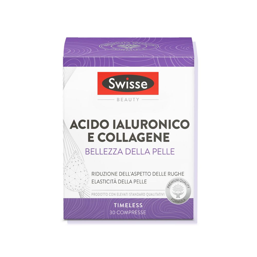 Swisse Collagene e Acido Ialuronico Integratore Pelle Compresse 30 pz