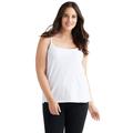 Plus Size Women's Knit Camisole by ellos in White (Size 30/32)