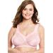 Plus Size Women's Easy Enhancer® Wireless Bra by Comfort Choice in Shell Pink (Size 46 C)