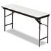 Iceberg Enterprises Rectangular Folding Table Plastic/Resin in Gray | 29 H x 30 W in | Wayfair 55277