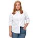 Plus Size Women's Button Down Shirt by ellos in White (Size 12)