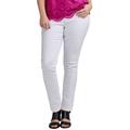 Plus Size Women's Slim 5-pocket Jeans by ellos in White (Size 18)
