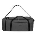 Blnbag M4 - Rolling Travel Bag Soft Luggage Bag, Lightweight Travel Bag Foldable with Wheels, Roller Bag, 90 Liters, Black Anthrazit
