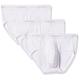 2(X)IST Men's Essential Cotton Contour Pouch Brief 3-Pack, Pure White, XL
