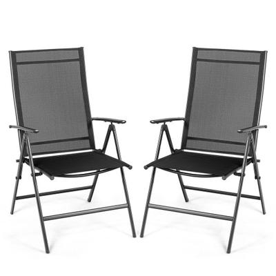 Costway Set of 2 Adjustable Portable Patio Folding...