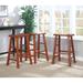 Red Barrel Studio® Mccord Heavy-Duty Solid Wood Bar Stool & Counter Stool Wood in Brown | Bar Stool (29" Seat Height) | Wayfair