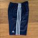 Adidas Bottoms | Adidas Boys Navy M/White Mesh Lined Shorts Sz 7x | Color: Blue/White | Size: 7xb