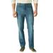 Men's Big & Tall Liberty Blues™ Loose Fit 5-Pocket Stretch Jeans by Liberty Blues in Blue Wash (Size 46 38)