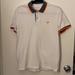 American Eagle Outfitters Shirts | American Eagle Shirt Sleeve Polo Shirt | Color: Orange/White | Size: M