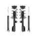 2013 Ford Explorer Front and Rear Suspension Strut and Shock Absorber Assembly Kit - Unity 4-13115-259140-001