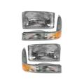 2002-2004 Ford F350 Super Duty Headlight Assembly and Parking Light Kit - DIY Solutions