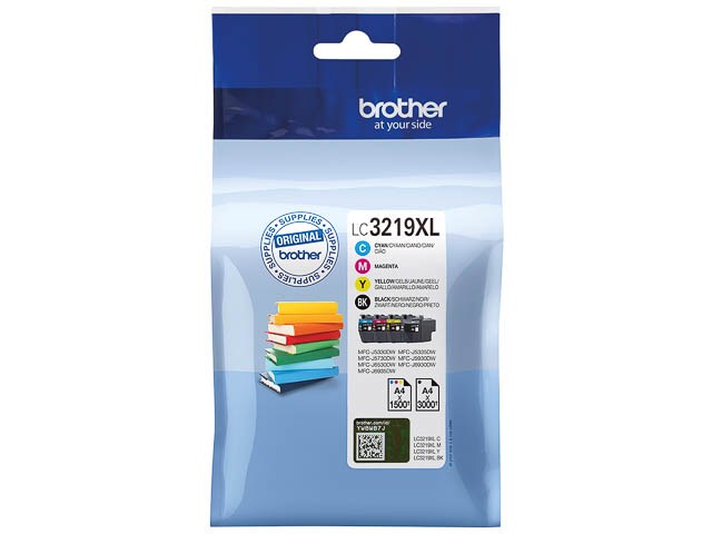 Tinten BROTHER LC3219XLVALDR BROTHER TINTE (4) CMYK HC Image