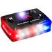 Guardian Angel Infrared Hybrid Wearable Safety Light Elite Series Black Casing White/Red/Blue Split Front Red/Blue Split Rear Infrared Top Light Red
