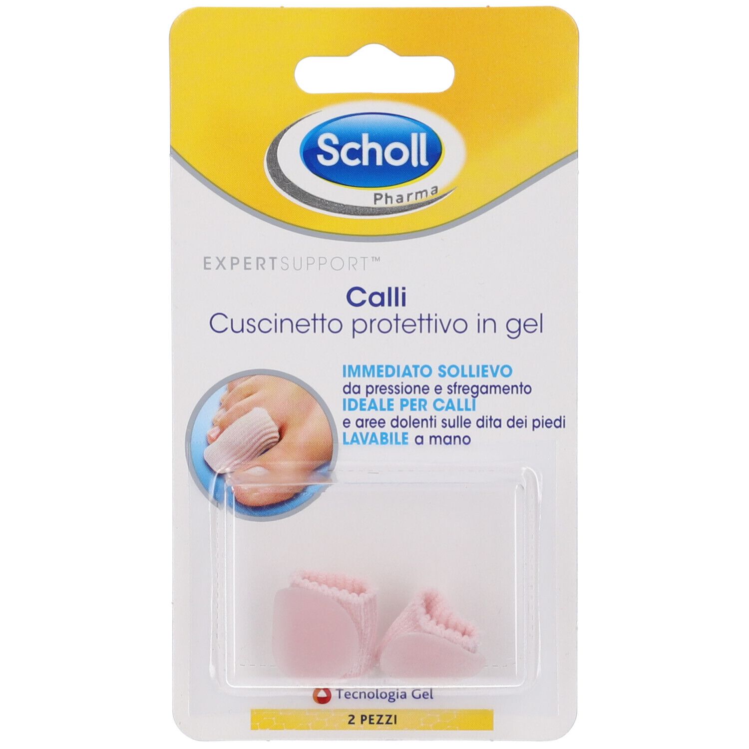 Scholl Cuscinetto Protettivo in Gel per Calli, Confezione da 2 Pezzi p
