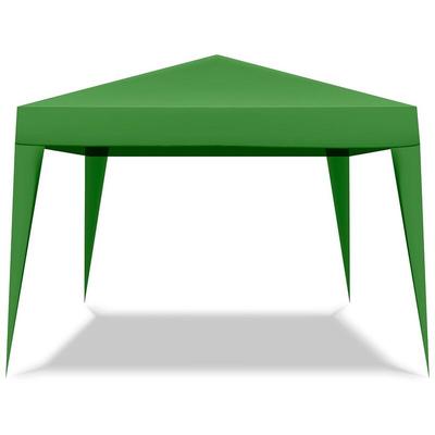 Gazebo pergola 3x3 m in metallo verniciato Nero - Caesaroo